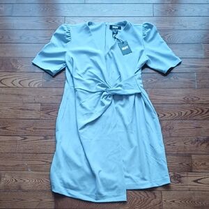 DKNY Sky Blue Midi Dress / Size 16 / Plus